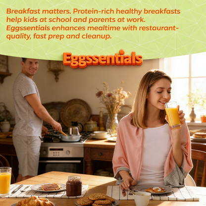 4-Cup Egg Poacher Pan with Lid, Non-Stick Egg Cooker Set with Silicone Spatula, Heat Resistant Handle for Breakfast Cooking