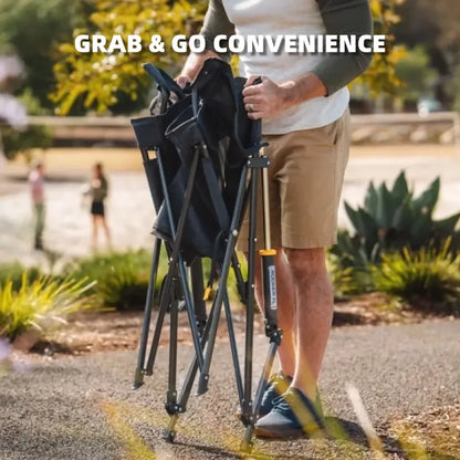 Smooth spring-action rocking design delivers comfortable using experience