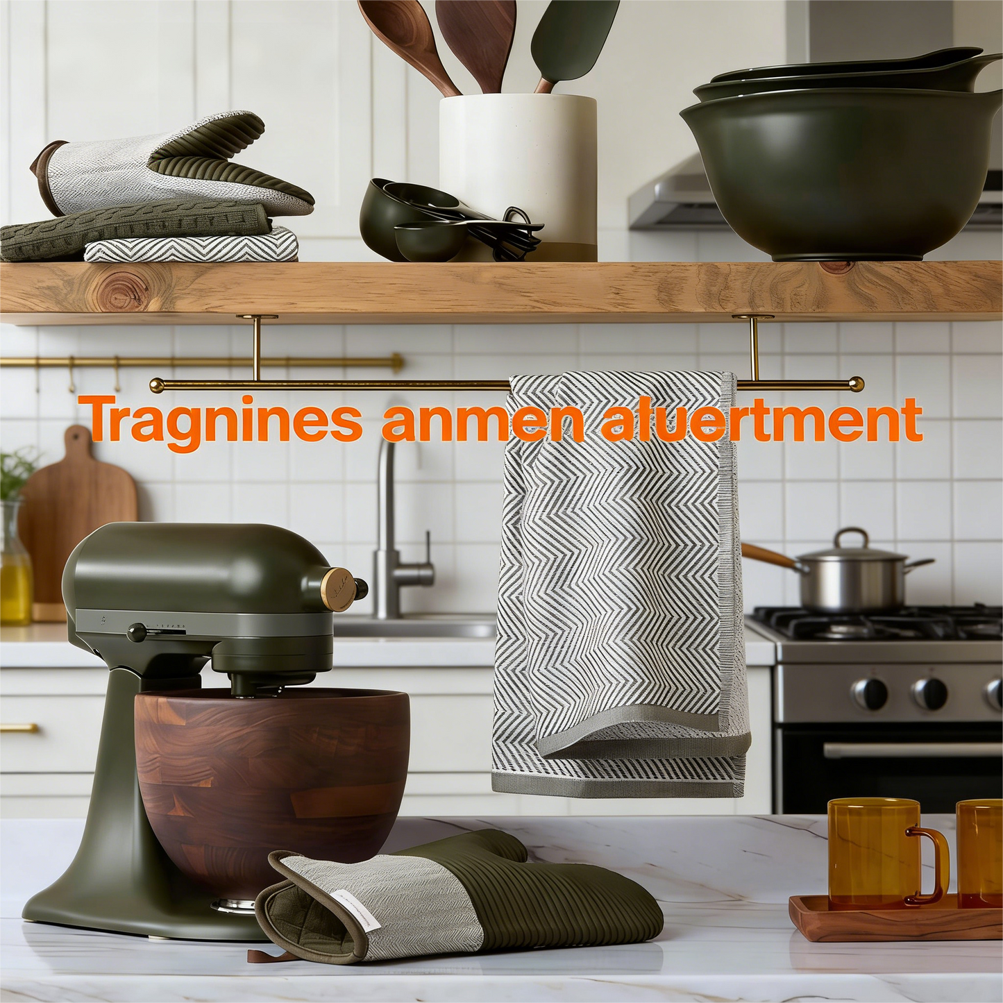 Extra Long Silicone Oven Mitts, Heat Resistant Kitchen Gloves with Non-Slip Striped Design, Soft Cotton Lining and Hanging Loop for Baking Grilling