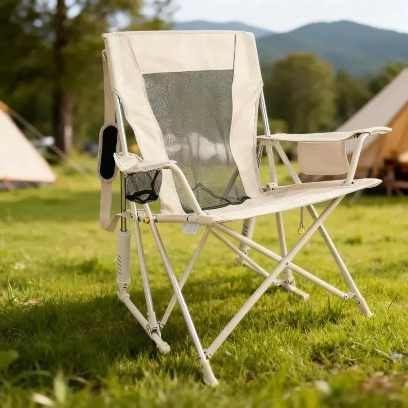 Smooth spring-action rocking design delivers comfortable using experience